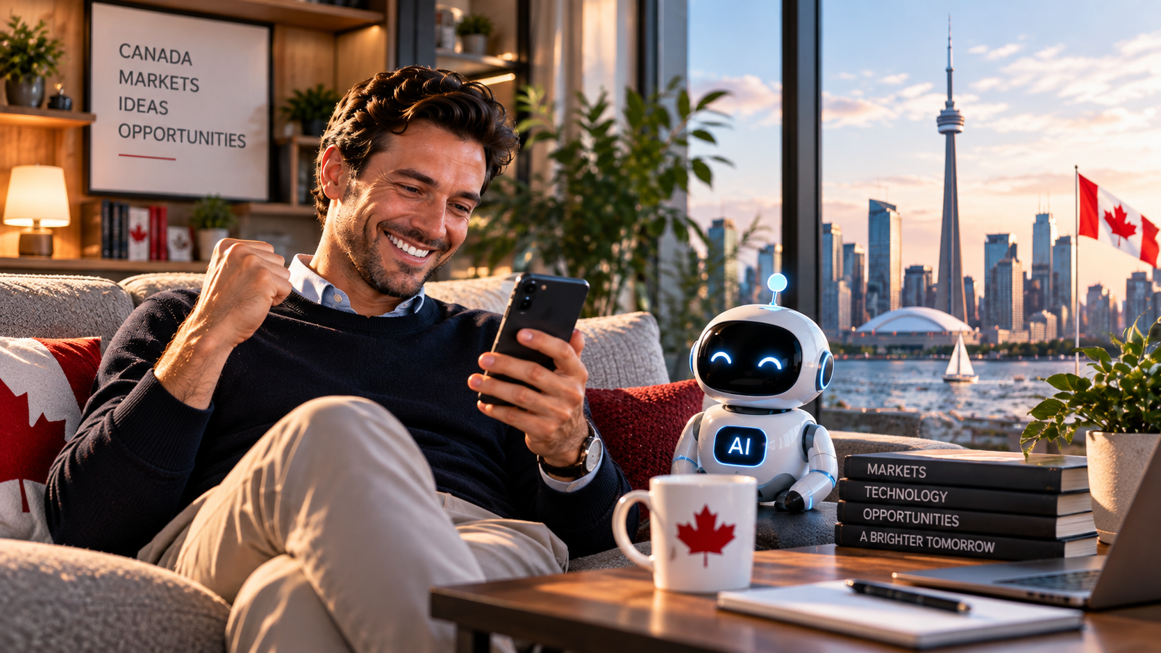 Matt-schwarzer Roboterarm beim Kontakt mit einer Kristallfläche